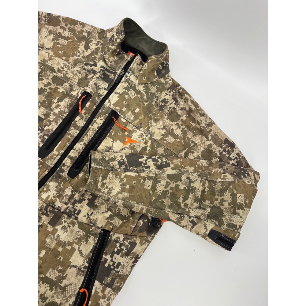 Digital Forest Camo Hunting Suit Set Jacket and Cargo Pants Mens Tactical Gear